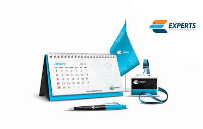 Office Stationary | Experts.com a4 design branding company profile creative design design illustration logo ui ux vector