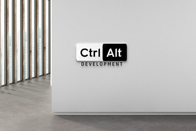 Ctrl Alt Development logo logo design