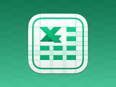 Microsoft Office Excel, icon for macOS 2003 big sur classic design excel icon microsoft office redesign ui vector