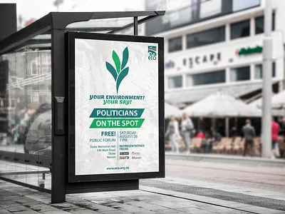 ECO.org Event Poster advertisement event graphic design illustration poster