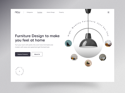 Furniture Landing page app architecture decoration ecommerce furniture home interior landing landing page product product design store ui ux web design