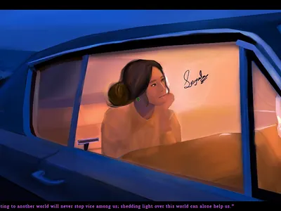 WAITING FOR YOU 2d art design illustration