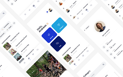 Company employee app - sneak preview app company design employee mockup ui uiux ux