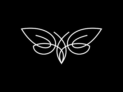 Butterfly animal beauty boutique brand identity branding butterflies butterfly cosmetics design icon identity illustration insect logo monarch wings