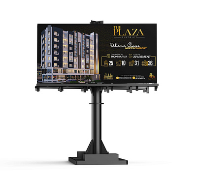 Billboard Design | THE PLAZA DISTRICT animation billboard branding company profile creative design design graphic design motion graphics