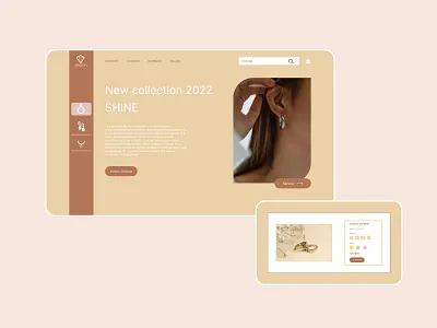 Concept Jewelry concept jewelry ui ux uxui design web design website