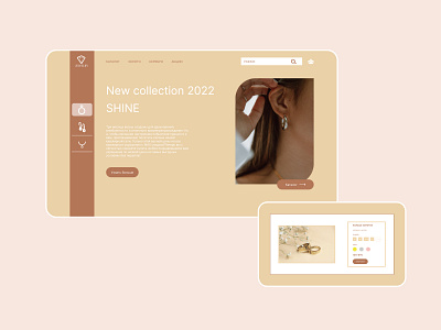 Concept Jewelry concept jewelry ui ux uxui design web design website