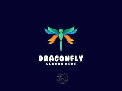 Dragonfly color logo art brand branding character color colorful design dragonfly flat graphic design illustration logo ui