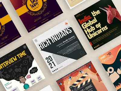 Posters creative design graphic design illustration minimal poster vector