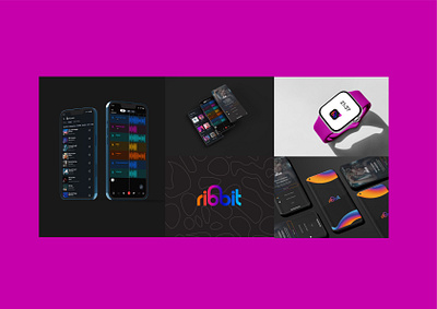 Ribbit Brand Identity app branding des design graphic design illustration logo ui