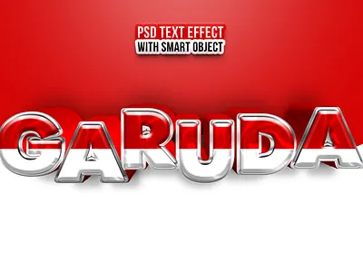 GARUDA INDONESIA EDITABLE TEXT EFFECT, HAPPY PANCASILA DAY 3d background design effect effects font garuda graphic design hari kemerdekaan pancasila indonesia logo mockup motion graphics pancasila day red style text effect type typeface white
