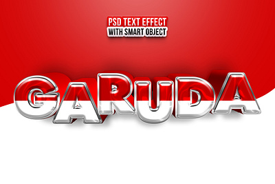 GARUDA INDONESIA EDITABLE TEXT EFFECT, HAPPY PANCASILA DAY 3d background design effect effects font garuda graphic design hari kemerdekaan pancasila indonesia logo mockup motion graphics pancasila day red style text effect type typeface white