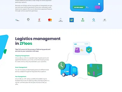 Zfloos platform app branding design ui uiux ux webapp website