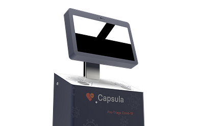 Capsula Pre-Triage Covid-19 3d engineering healthcare medicaldesign modelling