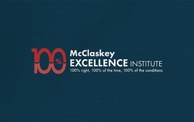 McClaskey Excellence Institute branding branding design graphic design logo vector