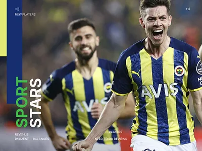 Sport Stars app development branding creative design mobile mobile design sport ui design web application web application design web design web development webdesign