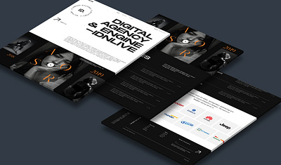 Digital Creative Agency Website agency branding creative design landingpage ui website