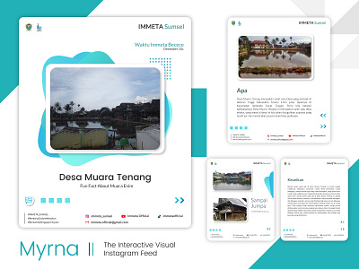 Myrna || The Interactive Visual Instagram Feed design feed graphic design instagram instagram feed minimalist social media