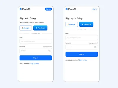Sign Up dailyui design figma sign in sign up ui ux