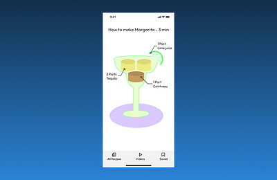 100 Day UI Challenge Day 40 - Recipe 100dayuichallenge dailyuichallenge day40 design illustration mobile recipe ui uiuxdesign ux