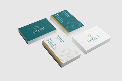 Malluble Life Coaching branding business card design card design graphic design logo