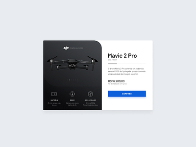 Mavic 2 Pro design typography ui ux