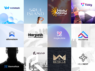 Logo design branding logo typography vector