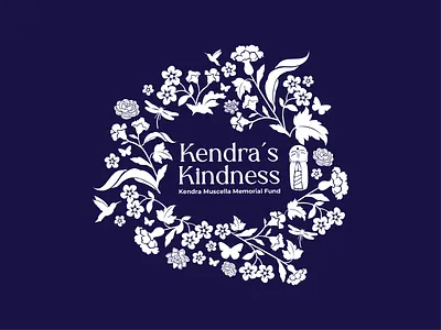Branding for Kendra's Kindness Memorial Fund apparel charity graphic design illustration logo vector visual design