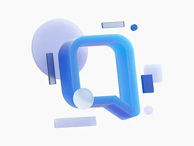 Chat 3d abstract branding bule c4d chat cinema4d design dimesion geometric geometry glass graphic graphic design grey icon illustration material pattern white