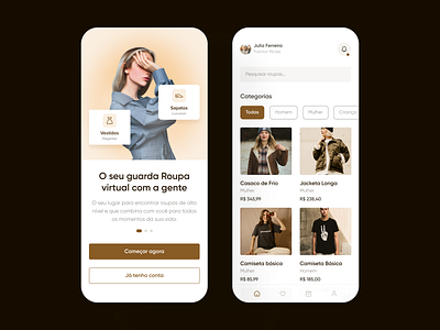 Fashion X - Mobile App beauty clothing e commerce elegant fashion fashion app fashion mobile style ui uidesign ux design