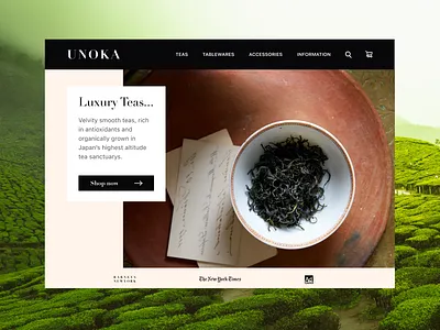 Daily Ui 012 012 challenge dailyui ecommerce luxury matcha online shopping single product tea