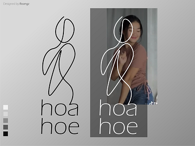 HoaHoe branding design graphic design hoahoe logo