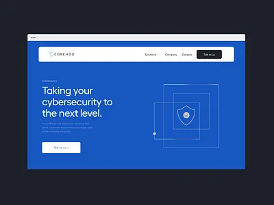 Corenod — Homepage abstract branding design identity ui ux
