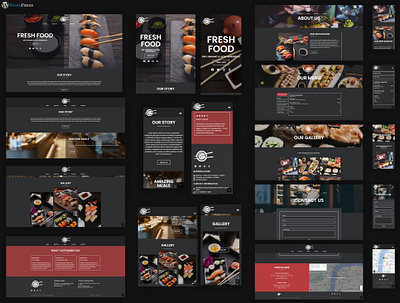 Sushi Restaurant WordPress Template