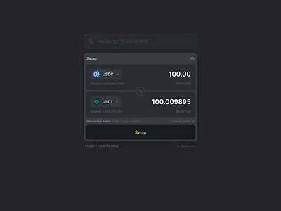 Jupiter - Swap UI Exploration blockchain cex crypto defi dex jupiter kuala lumpur malaysia mercurial solana swap