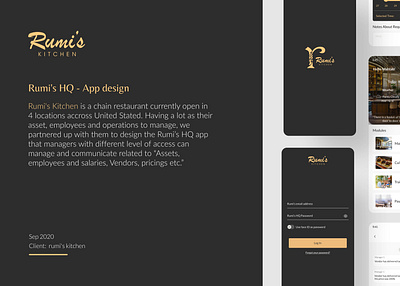 Rumi’s HQ - App design app design branding design digital painting graphic design illustration logo