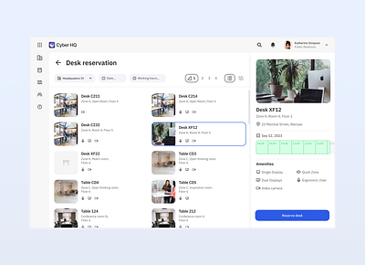 Employee Experience platform booking date picker desk desktop app occupancy reservation reservationsystem saas work management workplace