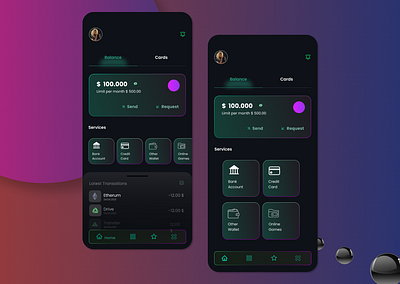 fintech app wallet design app app design creativedesign design figma ui ui ux ui design