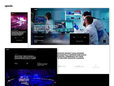 Upside: Company's Website Rebranding about app backend branding design frontend graphic design illustration logo motion graphics redesign services technology typography ui ui design upside ux ux design