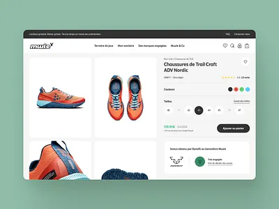 Muule - Outdoor equipment branding dailyui design equipment graphic design outdoor sport ui userexperience ux web webdesign website
