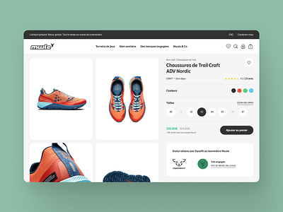 Muule - Outdoor equipment branding dailyui design equipment graphic design outdoor sport ui userexperience ux web webdesign website