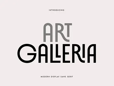 Art Galleria Font branding design display display font font graphic design illustration logo serif typeface typography