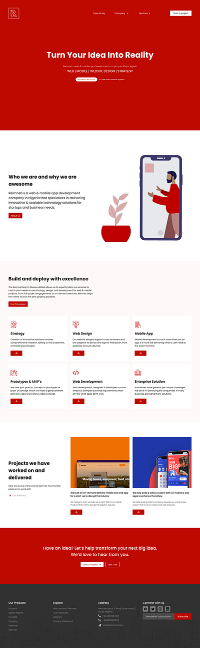 Reimnet Website UI Design branding design graphic design illustration ui uidesign uiux uiuxdesign web design