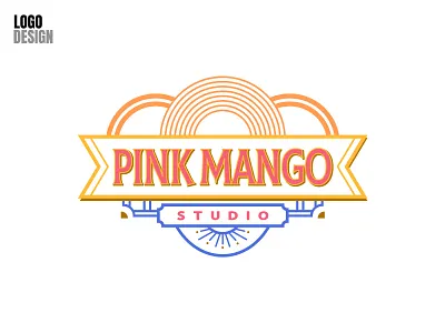Pink Mango Studio - Logo Design branding design logo
