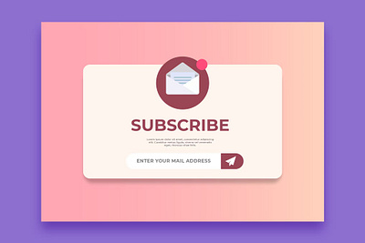 Free Subscription Pop-Up.02 app applications branding customizable design form graphic design illustration install login page modal pop up page screen subscription surotype ui ui design ux ux design web website