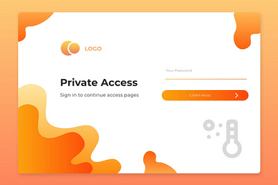 Free Login Page Screen app applications branding customizable design form illustration install login page modal pop up page screen privat access subscription surotype ui ui design ux ux design web website