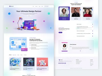 Digital Agency Website agency design digital agency digital marketing agency figma landing page ui ux xd