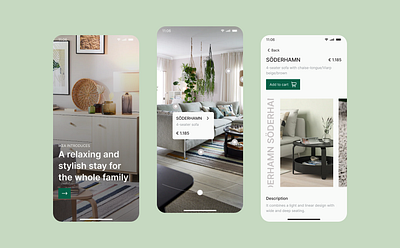 Design inspired by IKEA app ikea ui