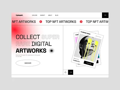 NFT LandingPage 3d animation app application branding color design graphic design illustration landing landingpage logo motion graphics nft page popular ui ux vector web