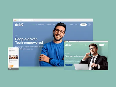Deliv design graphic design ui ux web design web development